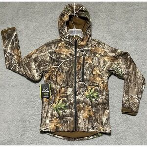 Realtree Scent-Factor Lightweight Camouflage Jacket Size XL Youth Hunting Camp
